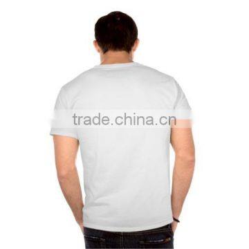 2015 Hot 60% Cotton 40% Polyester Color Plain Tee Shirts Custom Print photo-3
