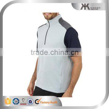 Custom Design High Quality Golf Shirts Quick Dry Zipper Golf Shirt photo-3