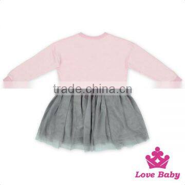 Fashion Teenage Girls Cute Rabbit Long Sleeve Winter Beautiful Puffy Tutu Dress