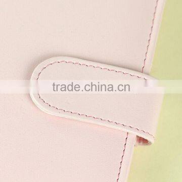 A6/A6 Faux Leather Cover Loose Leaf Agenda Planner Custom Daily Planner Dairy With Clasp/insert Pocket /pen Holder photo-3