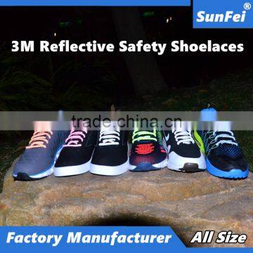 Round Tough Reinforced 3M Reflective Boot Lace Shoelaces Factory Product Professional Vintage Shoelaces Custom Manufactuer