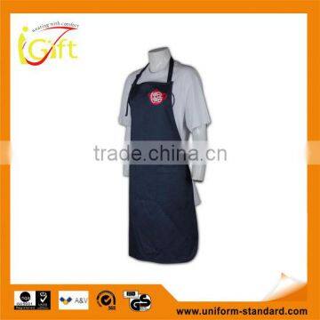 Wholesale Factory price navy blue latest unisex cotton long apron