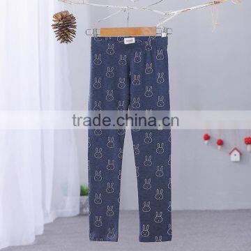 Wholesale full printing casual style 100% cotton leggings