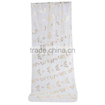 Imitation Silk Scarves & Wraps Rectangle Golden Beige Butterfly Yiwu Scarf photo-2