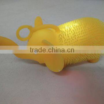 Alibaba flashing cute animal-shaped stress toy animal puffer ball