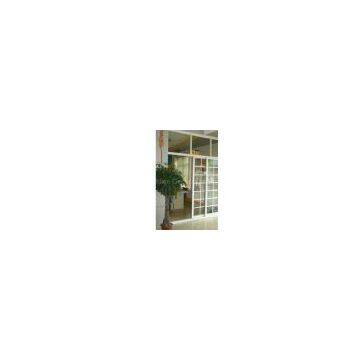1.4mm Profile Thickness White, Balck Gray Aluminum Sliding Glass Doors With Fly Screen
