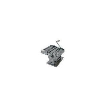 Custom golden 180mm dough roller chrome plated carbon steel / aluminum Manual Noodle Pasta Machines