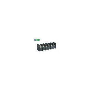 Black Barrier Type PCB Terminal Blocks 7.62mm Pitch , 300V 2P - 22P with UL, CE