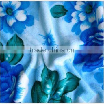 100% polyester flame retardant coral fleece fabric