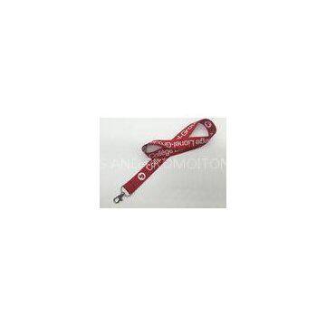 Recycled  Heavy Duty Lanyard / Dye Sublimation Lanyards With Portable Phone Attach