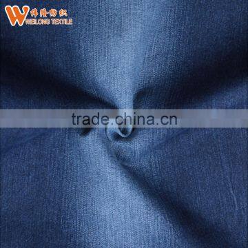 apparel indigo blue jeans fabric cotton stiff hand denim fabric prices wholesales