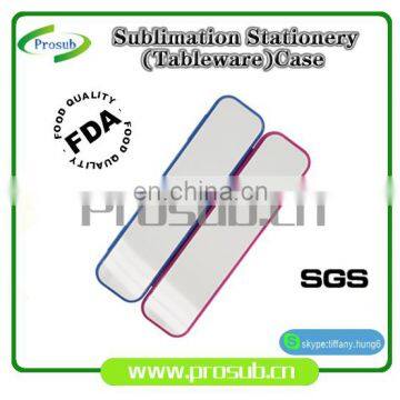 sublimation plastic pencil case / tableware