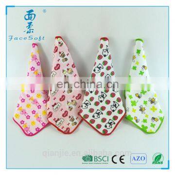 pure cotton custom printed magic compressed towel for Valentines promotional gift