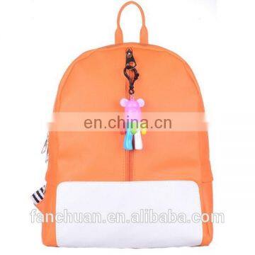 Simple Colorful Printed Girls Satchel photo-2