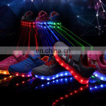 Latest AIR Led Light up Shoes Children Kids Led Shoes Sneakers Wholesale Footwear photo-2