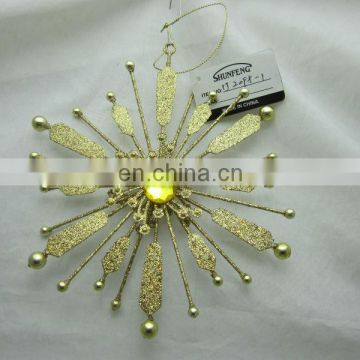 OEM Christmas hanging ornament,metal Christmas tree ornament,Christams metal decoration