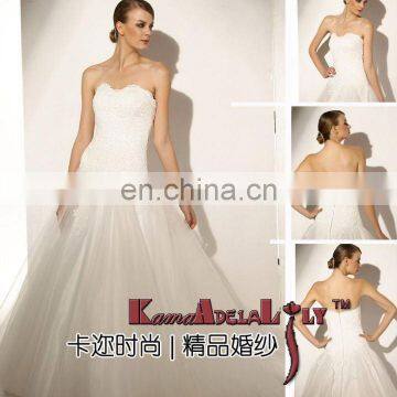 EB973 Tulle and Lace Wedding Dress Pretty and Attractive Wedding Gown Ball Gown Bridal Dress