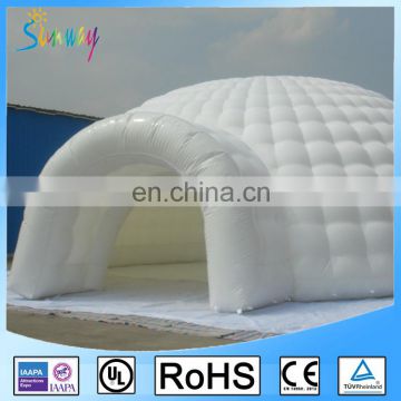 Large inflatable igloo, inflatable dome tent