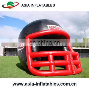 Commercial Inflatable Lawn Red BRAVES Helmet/ Inflatabl Outdoor Sports Tunnel Tent for Sale