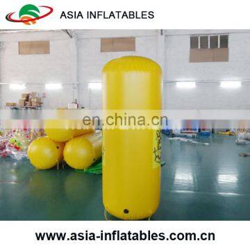 Topgrade Quality Inflatable Water Marker Cylinder Obstacles , Tomato Buoy