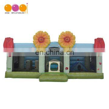 PVC material flower inflatable bouncy moonwalk for sale