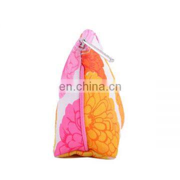 Wholesale Printed Canvas Cosmetic Bag With Zipper photo-4
