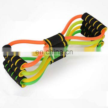 Resistance Band Latex Tube Cord 8 Shape for Gym Exercise Training