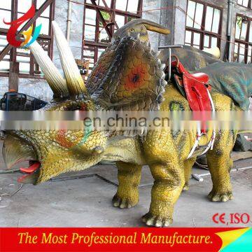 mechanical walking dinosaur kids ride for amusement