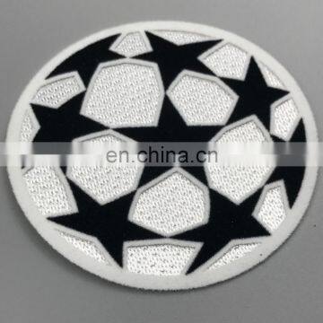 Football team shirt flock printing patches