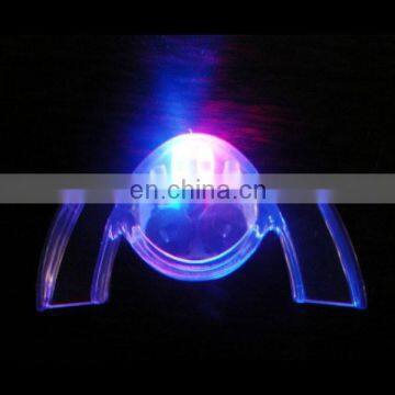 LED glow up teeth/false teeth toy with light/party decorative light teeth