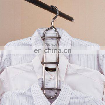 Multifunctional Fishbone Hanger, Good Quality Stainless Steel Scarf Pants Hanger photo-3