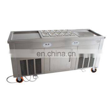 Price Of Square Pan Round Circle Pan Cold Ice Pan Machine Ice Cream Roll Making Machie