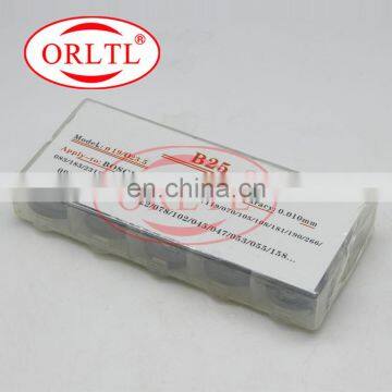 ORLTL Common Rail Injector Shim B25 Used For Injection Car Parts Size 0.96mm-1.14mm Adjusting Washers Shims 50 Pieces / Box