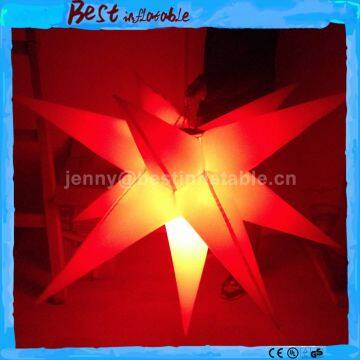 inflatable led light star for party event balloon decoration