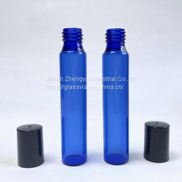 Wholesale Tubular Cosmetic Package Containers Contain Plastic Cap Glass Bottle photo-3