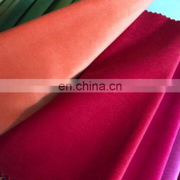 90 Colors in Stock Wholesale Colorful Plain Velvet Fabric for Sofa Home Textile photo-5