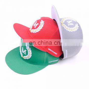 Custom Fashion Design Plastic Acrylic Snapback Caps With Different Color