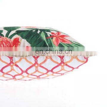 Tropical Palm Leaves Jungle Leaf Polyester Canvas Outdoor Pillow Cases Square Standard Cushion Covers For Sofa Couch Bed