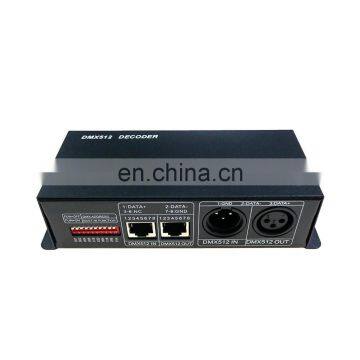 3 Channels DC12V-24V DMX 512 Decoder LED Controller For RGB Strip Lights photo-3