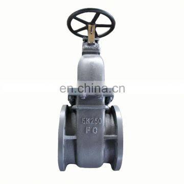 JIS 5K Marine Flange Type Cast Iron Gate Valve