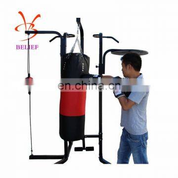 Four Boxers Punching Sandbags for Power Training photo-2