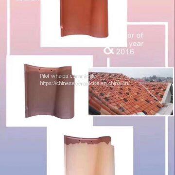 Colored Corrugated Clay Roof Curved Spanish Clay Roof Tile Price