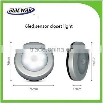 6led closet motion sensor light