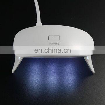 2020 6w electric nail lamp uv led nail dryer for hands