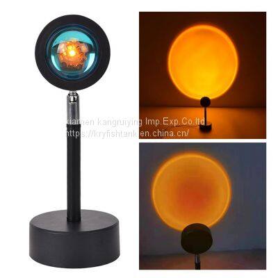Factory Wholesale Indoor Living Room Bedroom Decoration Light Sunset Projection Lamp