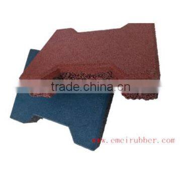 Anti-slip Driveway Rubber Floor Tiles photo-4