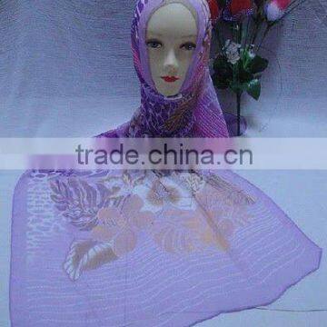 S261 newest design fashion muslim long scarf 2011