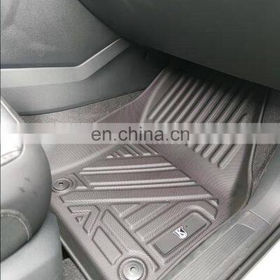 Factory wholesale vehicle interior accessories car floor mat for Toyota FORTUNER