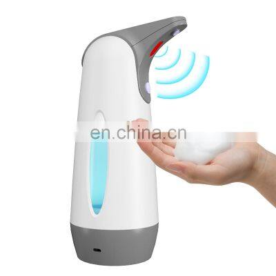 New USB Foaming Hand Soap Dispenser Touchless 400ML Large Soap Dispenser Pump Auto Foam Soap Dispenser