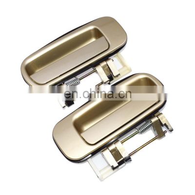 Free Shipping!For Toyota Corolla Camry Outside Exterior Door Handle Rear Left Right Beige 2Pcs